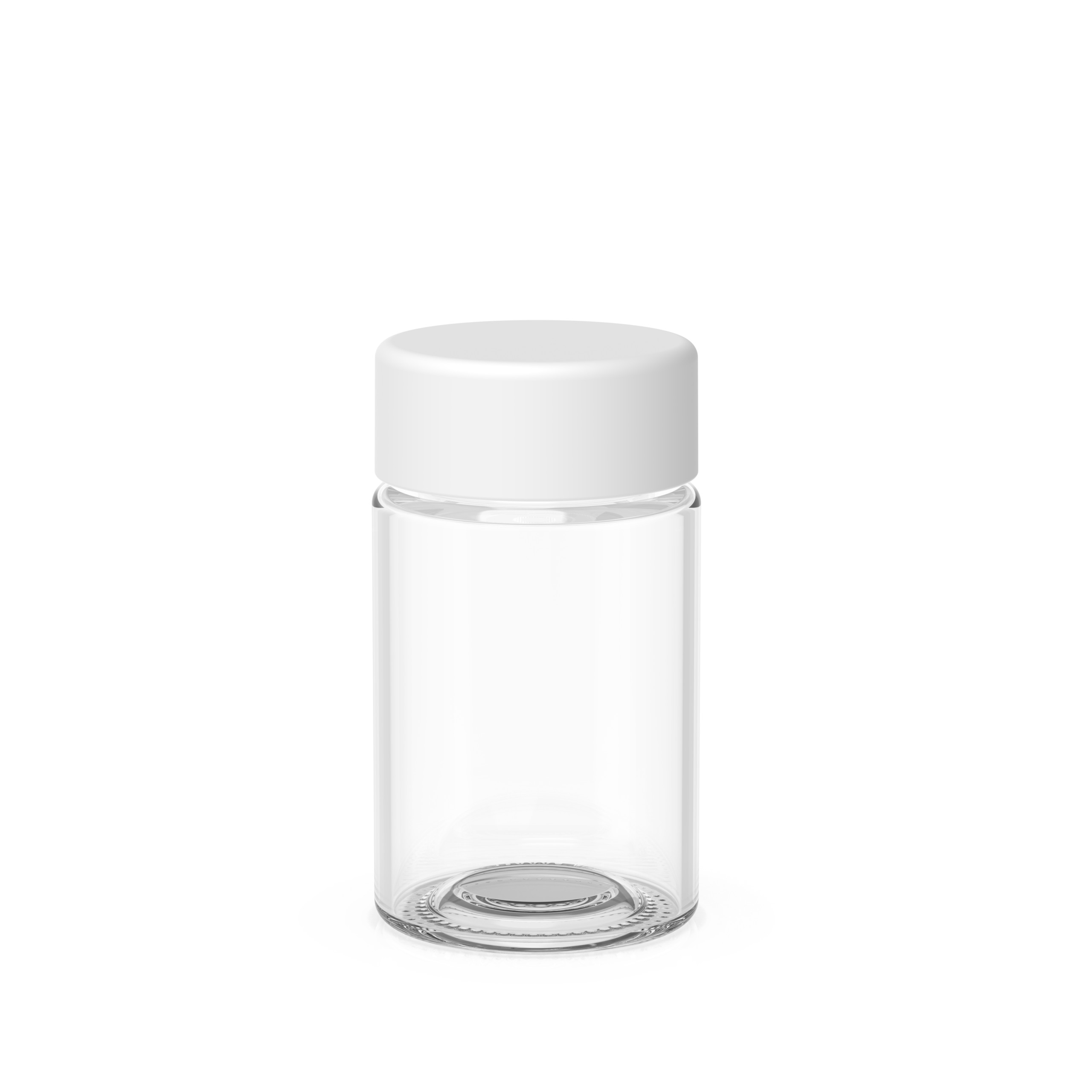 China Glass Jar 5 Pack Tube Clear Metallic Colour Cap Of Jars Custom Child Proof Glass Jar With Box Smooth Smell Proof Lid factory