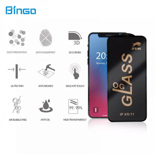 Quality OG 3D Screen Protector Full Glue Tempered Glass Protector For IPhone 14 13 Pro for sale