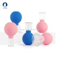 China Glass And Rubber Cupping Medical Body Health Silicone Massager Therapeutic Massage Suction Cups factory