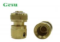 China 1/2&quot; PVC Hose Brass Garden Hose Connectors Water Stop Garden Pipe Fittings factory