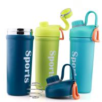China Bpa Free Double Wall Stainless Steel Vacuum Insulated Protein Shaker Bottle Gym Bottle factory
