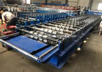 China Wall Sheet Metal Roll Forming Machines , Roll Forming Production Line Horizontal Installation factory