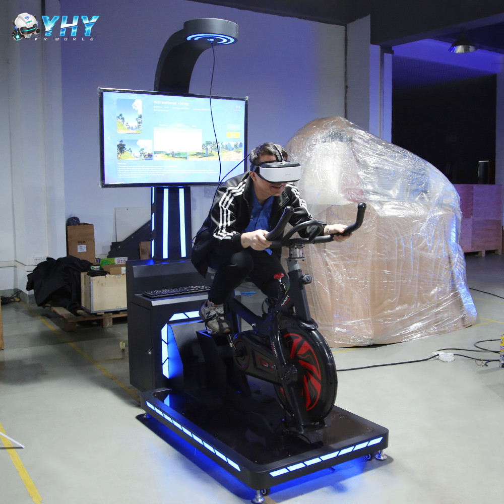 China 4  Games VR Racing Simulator Indoor Small Size Sport VR Bicycle Equipment factory