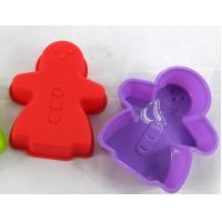China Odorless Silicone Kitchenware Products Chocolate Santa Molds For Homemade Cake factory
