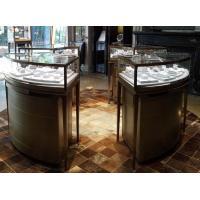 China SS304 Jewelry Store Showcases Bronze Shop Display For Shopping Malls for sale