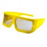 China Big Size 3D Glasses Yellow Frame for IMAX cinema Watching 3D 4D 5D Movie factory