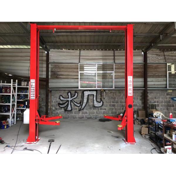 Quality Clear Floor 2 Post Car Lift 4000kg Garage Lifting Equipment for sale