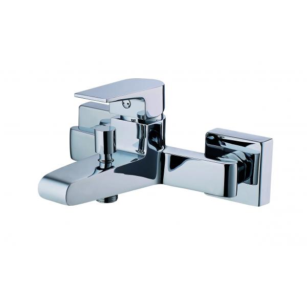 Quality Wall Mounted In The Wall Bath Taps Zinc Handle Hot And Cold Mixer Tap for sale