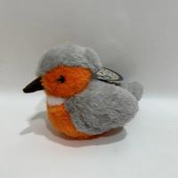 China Fluffy and Vivid Plush Kingfisher w/ Sound Animated Bird Toy BSCI Factory factory