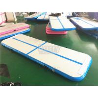 China Blue Air Tumble Track And Gymnastic Equipment , Air Track For Gymnastics factory