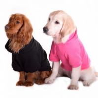 China plain pink dog hoodie small dog puppies for sale pet clothes-pet clothing-dog factory