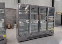 China Commercial 1700L Upright Glass Door Cooler With SECOP Compressor factory