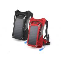 China Custom Solar Powered Laptop Backpack / Solar USB Charger Backpacking for sale