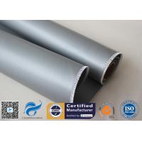 Quality Oil Pipeline Insulation Silicone Coated Fiberglass Fabric Material 0.4 MM for sale