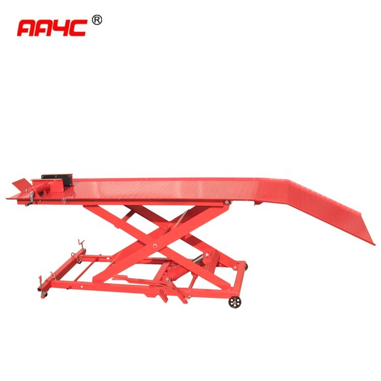 China 500kg 1000 Lbs Motorcycle Scissor Lift Stand Hydraulic for sale