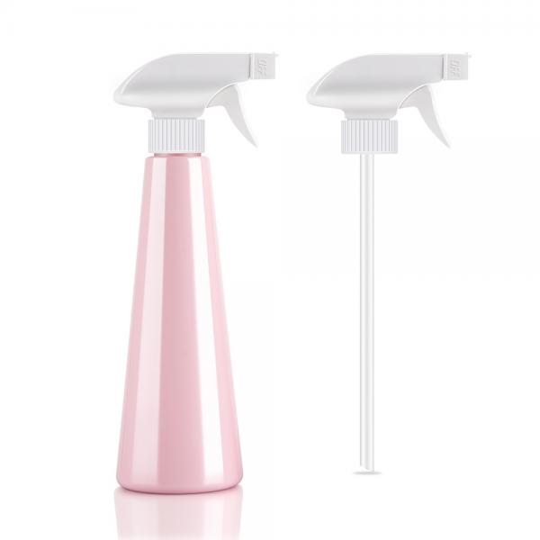 Quality 400ML Eco Friendly Spray Bottles , Pink Empty PET Plastic Bottles With Trigger for sale