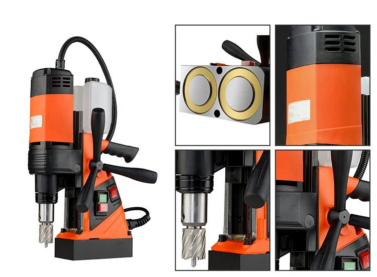 China BMR TOOLS 1100W High work efficiency portable magnetic drill machine with 35mm drilling diameter factory