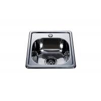 China cheap mini #201 satin  stainless steel kitchen sink cabinet 15X15 factory