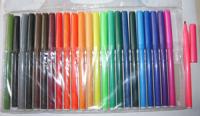 China Promotional Colored Non Toxic Felt Tip Water Color Pen Fineliner Rollber Pen factory