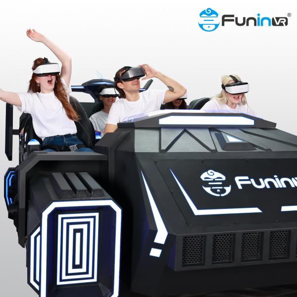 Quality FuninVR Virtual Reality Multiplayer Vr Simulator Game Machine 6 Seats Racing 9d VR Simulator for sale
