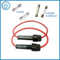 China R3-32 Inline Fuse Holder For 5x20mm Glass Fuse 20A 250V / 6.35x31.8mm Ceramic Fuse 15A 250V factory