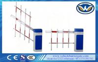 China Access Road Car Park Barriers , Vehicle Barrier Gates With Led Signal Lights factory