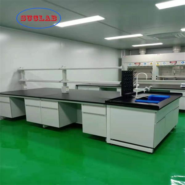 Quality Durable Antirust Lab Work Bench , Chemical Resistant Lab Cabinets And Countertops for sale
