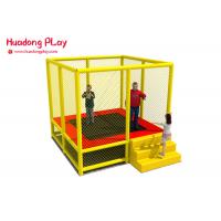 China Toddler Trampoline Park Equipment 7 Feet With Safety Net Enhance Motor Skills factory