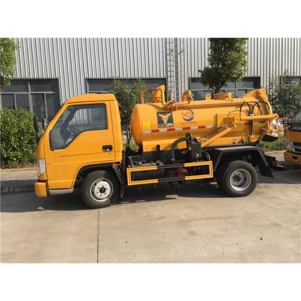 Quality Forland 4x2 5000L Tanker Truck Trailer 2 Axles 5m3 Sewage Suction Truck for sale