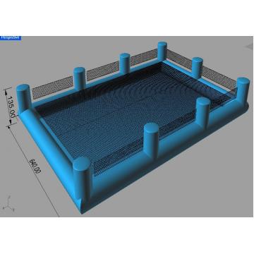 Quality Custom 0.9mm PVC Square Inflatable Swimming Pool Waterproof 9.5mL x 6.4mW for sale