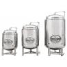 China 1000L Dimple Plate Jacket  Bright Beer Tank With Mirror Polish And 50mm PU Insulation factory