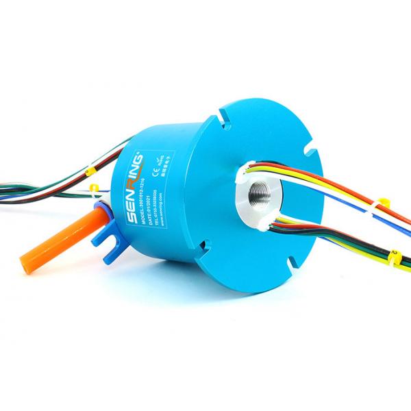 Quality 2A High Speed Pneumatic Rotary Union Hollow Shaft Slip Ring With 1 Passage 12 for sale