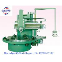 China Conventional One Column Vertical Turning Lathe Machine For Metal Cutting Processing factory