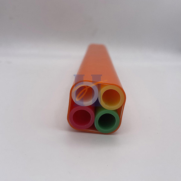 Quality 4 Ways 12/10mm HDPE Air Blown Fiber Microduct For Installing Micro Fiber Cables for sale