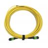 China 12F 24F MPO To MPO Fiber Optic Cable 4.5mm Double Jacket OM4 OM3 SM Optional factory