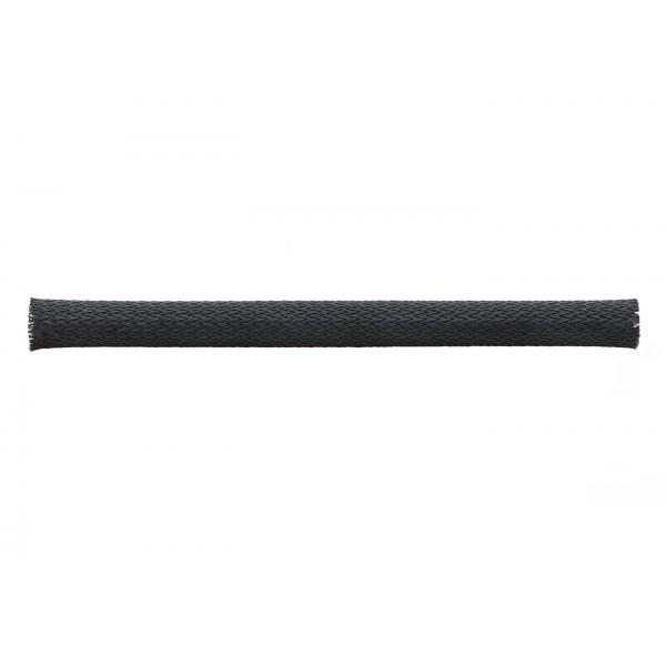 Quality Wear Resistance Braided Nylon Sleeve Black Color With Smooth Surface for sale