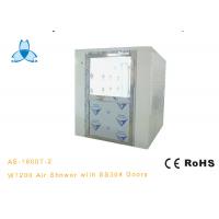Quality Industrial 4 Person Air Shower System Single Leaf Large Door , 22-25m/s Wind for sale