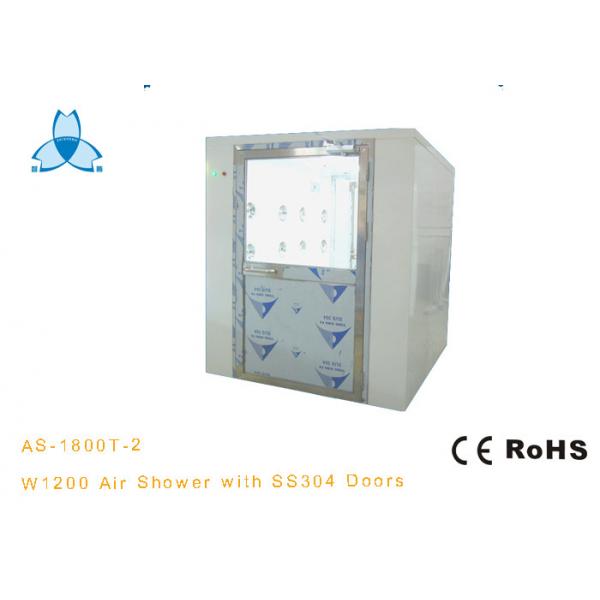 Quality Industrial 4 Person Air Shower System Single Leaf Large Door , 22-25m/s Wind Speed for sale