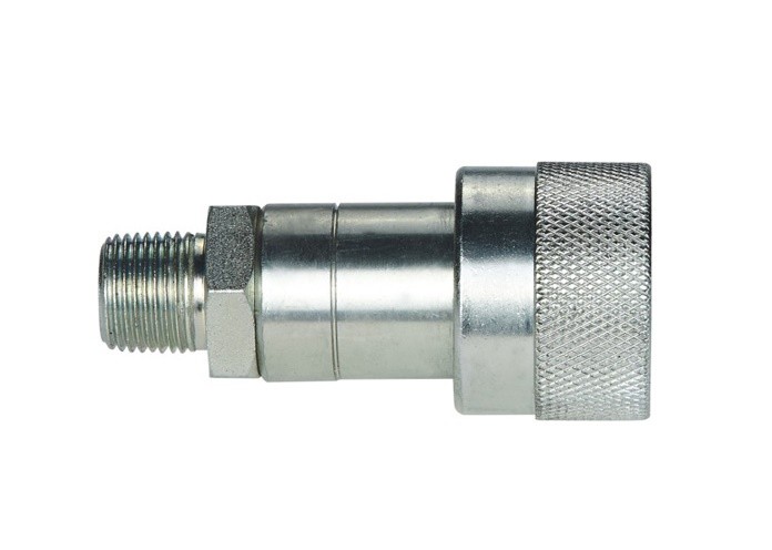 Quality Ball Vavle Seal Threaded Coupling For Hydraulic Jacks QKTL Series Cr3 Zinc for sale
