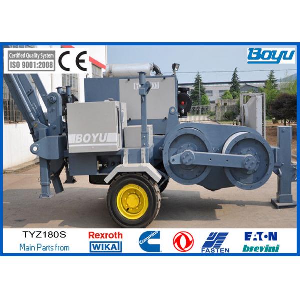 Quality 190kn Overhead Hydraulic Pulling Machine With Groove number 10 Engine Cummins for sale