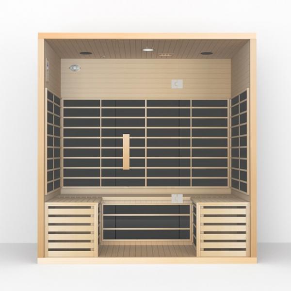 Quality Custom Home Spa Dry Far Infrared Sauna For Slimming 4 Person Sauna for sale