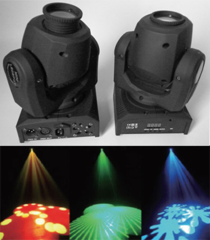 China 10w Clay Paky Moving Head Led Lights , Zoom Led Stage Lighting Spot Patterns factory