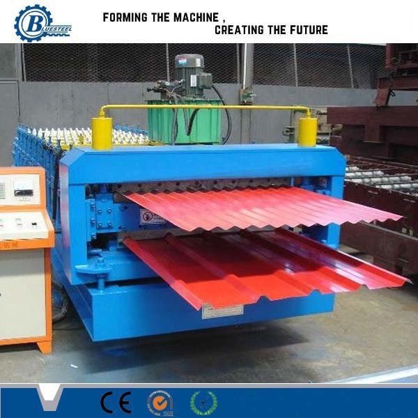 Quality High Efficiency Double Layer Roll Forming Machine With Automatic PLC Control for sale