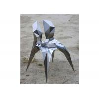 China Outdoor And Indoor 316L Stainless Steel Furniture Sculpture 100cm Height for sale