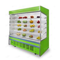 China Air Curtain 10ºC  3m Fruit Vegetable Open Display Refrigerator factory