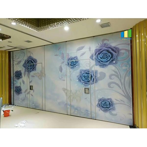 Quality Fabric Surface Acoustic Partition Walls With Sliding Aluminium Track High Stable for sale