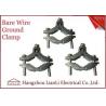 China Zinc Bare Wre Gound Clamps With Straps Brass Electrical Wiring Accessories factory