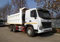 China HOWO Used Commercial Dump Trucks , Used Construction Trucks 6*4 Drive Mode factory