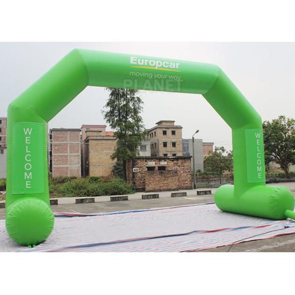 Quality Green Custom Inflatable Arch Stitch Fasten Tape UV / Digital Printing for sale
