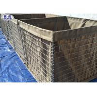 Quality Geotextile Lined Military Sand Wall, Secuirty Sand Hesco Bastion Wall for sale